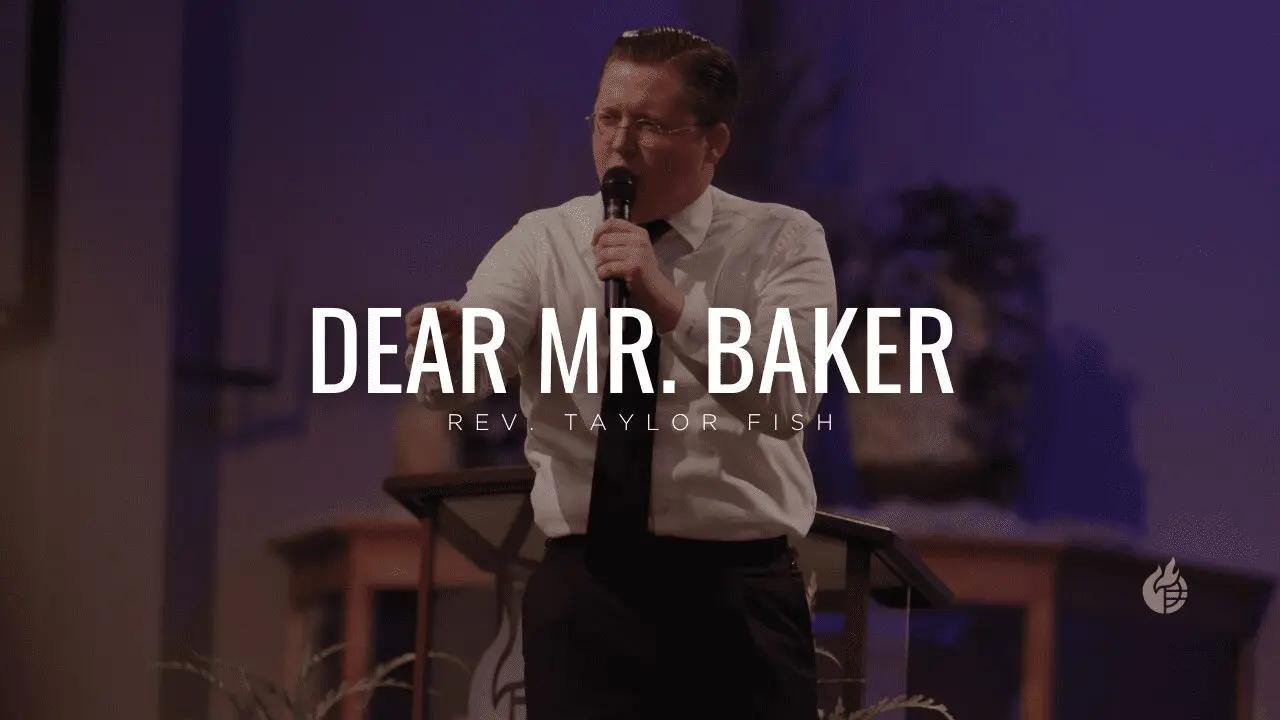 Dear Mr Baker
